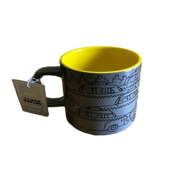 Starbucks Mug New York City Times Square 12 oz NYC Taxi Yellow Cab The Big Apple - Picture 7 of 12